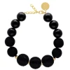 Vanessa Baroni Halsketten|Bast Necklace Black