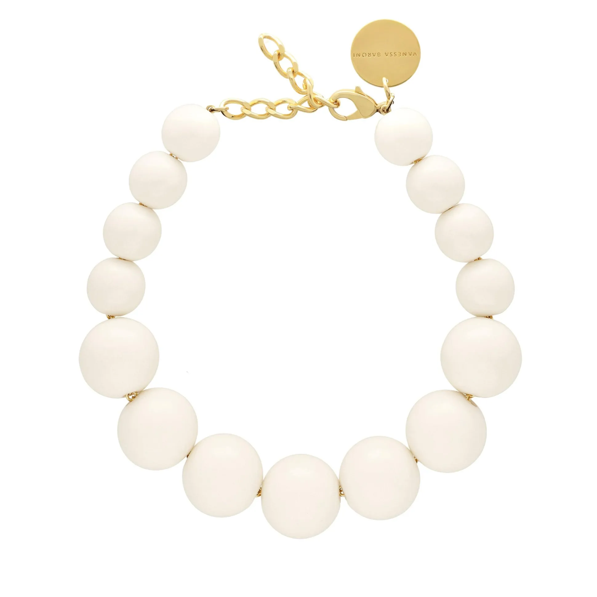Vanessa Baroni Halsketten|Beads Necklace Off White