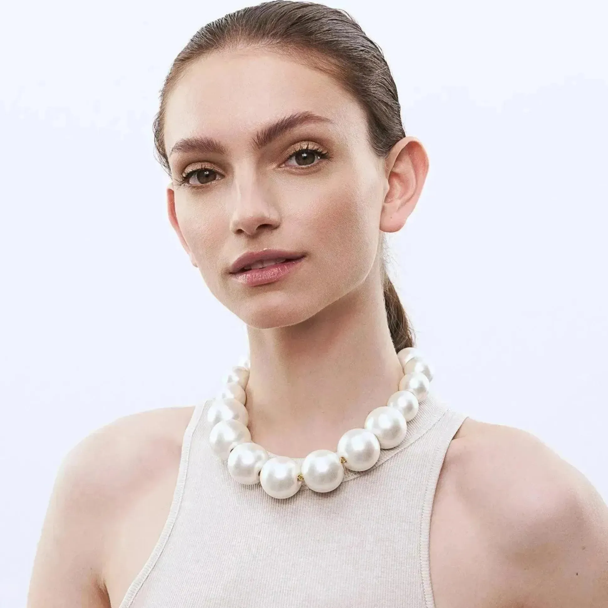 Vanessa Baroni Halsketten|Beads Necklace Pearl