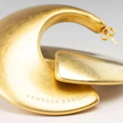 Vanessa Baroni Ohrringe|Big Moon Earring Gold Vintage