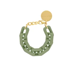 Vanessa Baroni Armbänder|Big Tank Bracelet Matt Mint