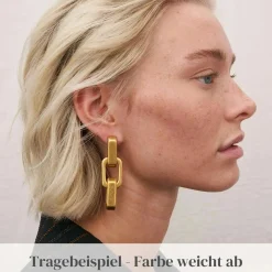 Vanessa Baroni Ohrringe|Big Tank Earring Gold