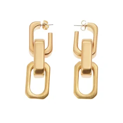 Vanessa Baroni Ohrringe|Big Tank Earring Gold Vintage