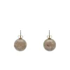 Vanessa Baroni Ohrringe|Dot Earring Greige Marble