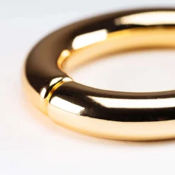 Vanessa Baroni Armbänder|Ellipse Open-Up Bangle Gold