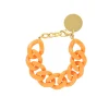 Vanessa Baroni Armbänder|Flat Chain Bracelet Light Orange