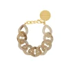 Vanessa Baroni Armbänder|Flat Chain Bracelet Light Bernstein
