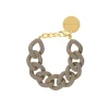 Vanessa Baroni Armbänder|Flat Chain Bracelet Matt Light Taupe