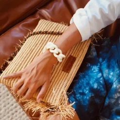 Vanessa Baroni Armbänder|Flat Chain Bracelet Off-White