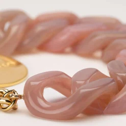 Vanessa Baroni Armbänder|Flat Chain Bracelet Rose Marble