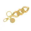Vanessa Baroni Schlusselanhanger|Flat Chain Key Ring Gold