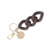 Vanessa Baroni Schlusselanhanger|Flat Chain Key Ring Matt Taupe