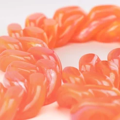 Vanessa Baroni Halsketten|Flat Chain Necklace Campari Orange