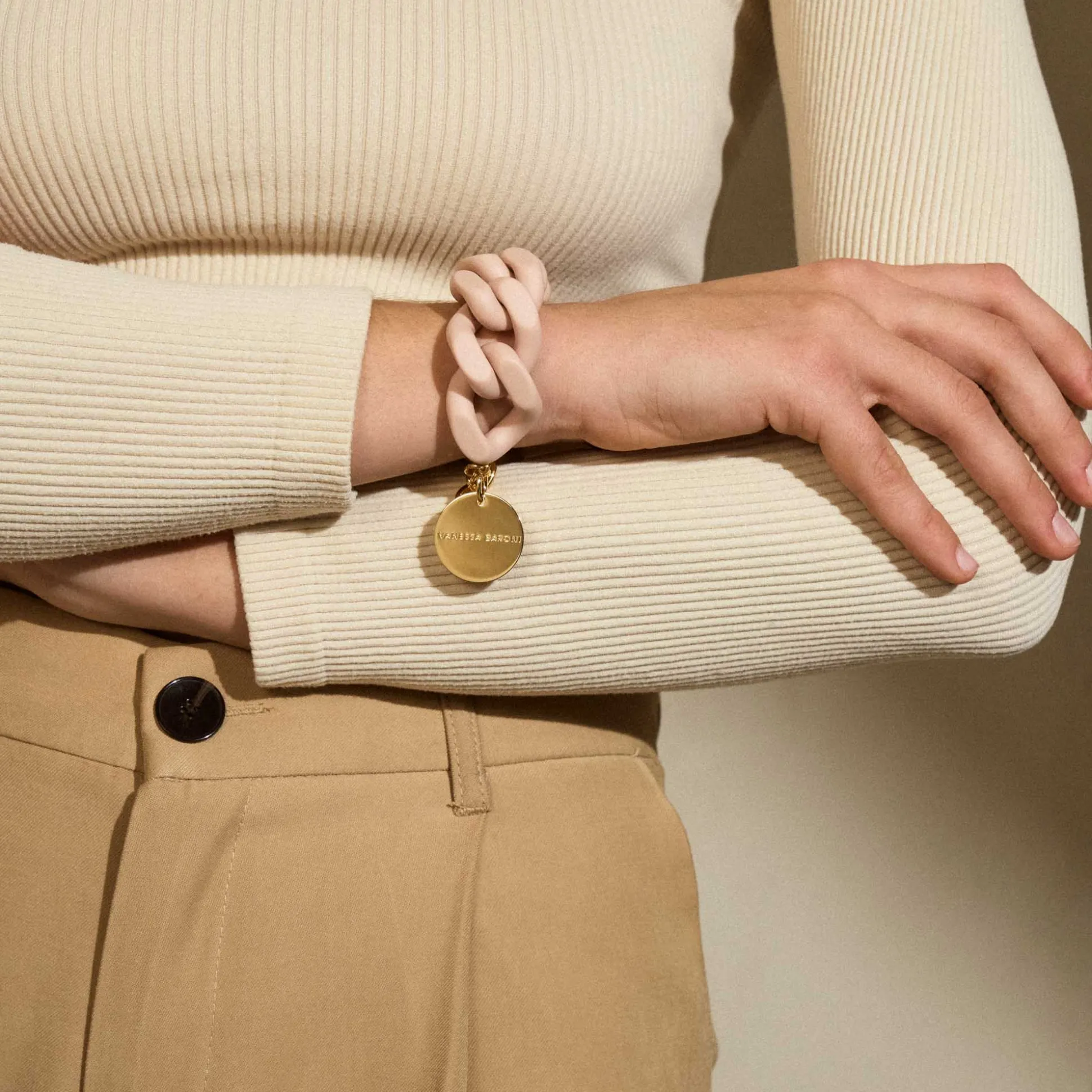 Vanessa Baroni Armbänder|Great Bracelet Matt Baby Rose