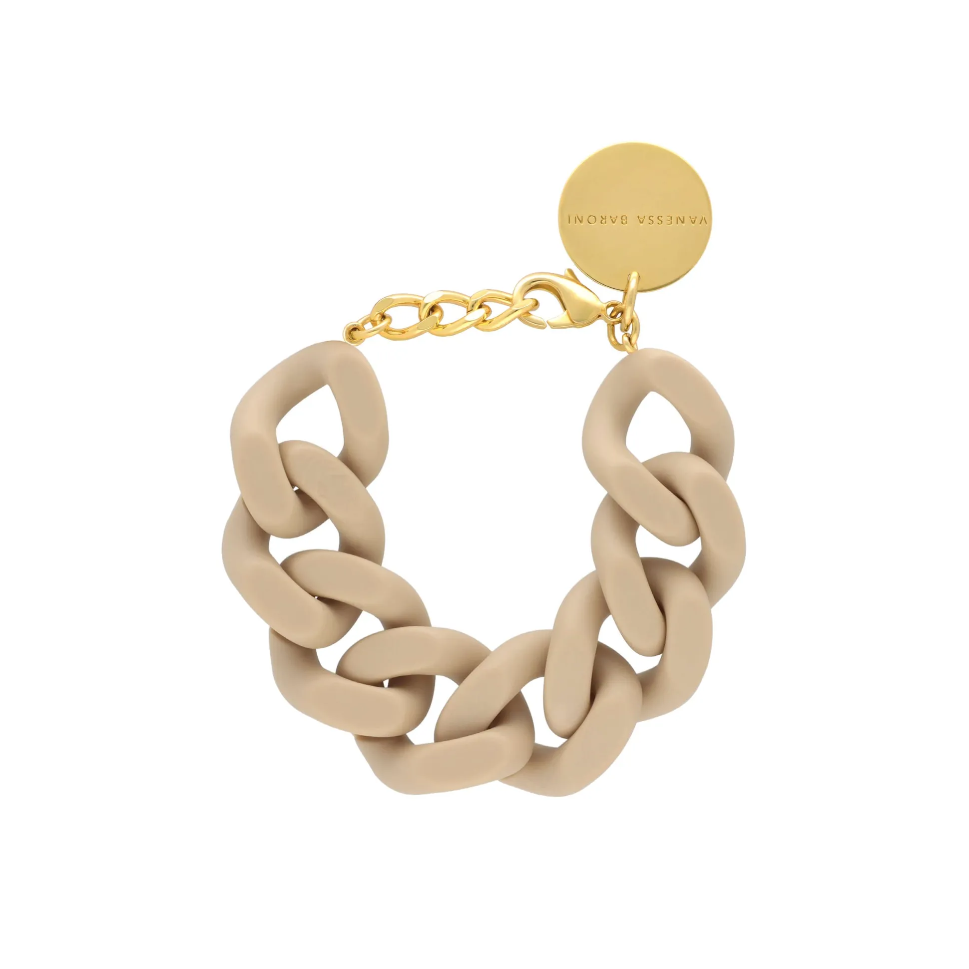 Vanessa Baroni Armbänder|Great Bracelet Matt Beige