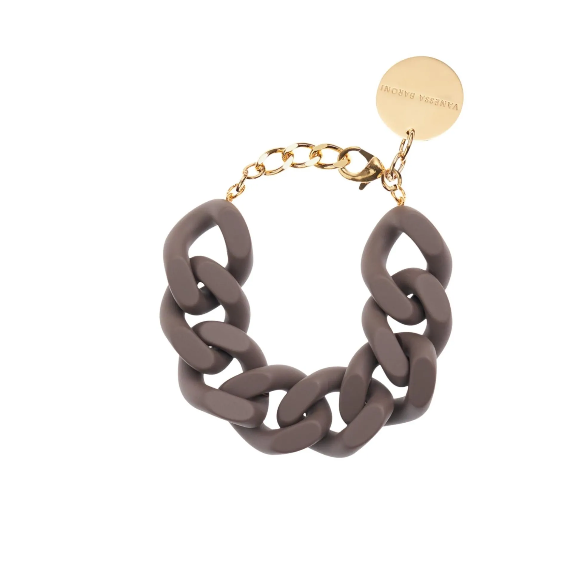 Vanessa Baroni Armbänder|Great Bracelet Matt Taupe