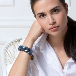 Vanessa Baroni Armbänder|Great Bracelet Petrol