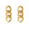 Vanessa Baroni Ohrringe|New Flat Chain Earring Gold