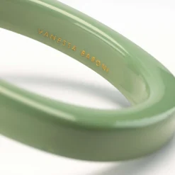 Vanessa Baroni Armbänder|Oval Edged Bangle Mint
