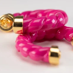 Vanessa Baroni Ohrringe|Rope Earring Fuchsia