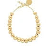 Vanessa Baroni Halsketten|Small Beads Necklace Short Gold