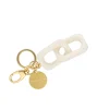 Vanessa Baroni Schlusselanhanger|Squared Key Ring Off-White