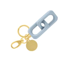 Vanessa Baroni Schlusselanhanger|Squared Key Ring Pigeon Blu