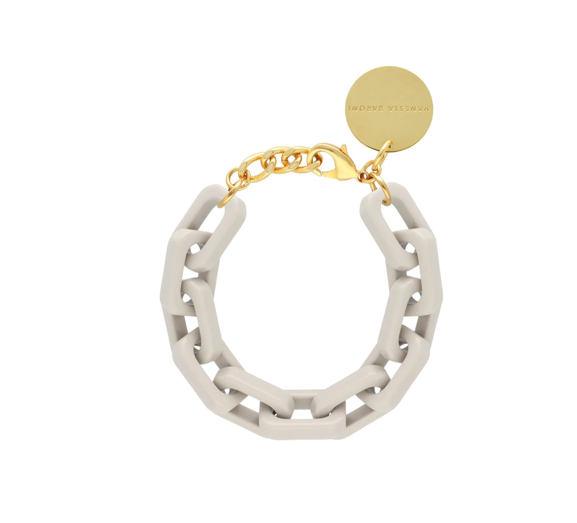 Vanessa Baroni Armbänder|Tank Bracelet Grey