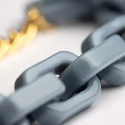 Vanessa Baroni Armbänder|Tank Bracelet Pigeon Blue