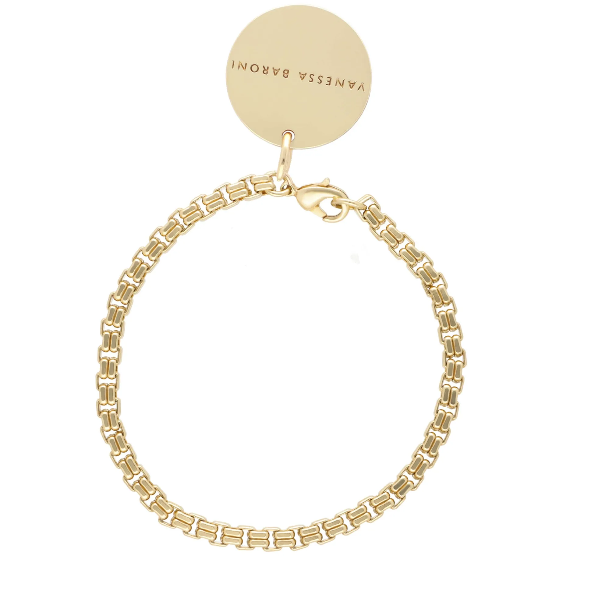 Vanessa Baroni Armbänder|Tank Gold Bracelet