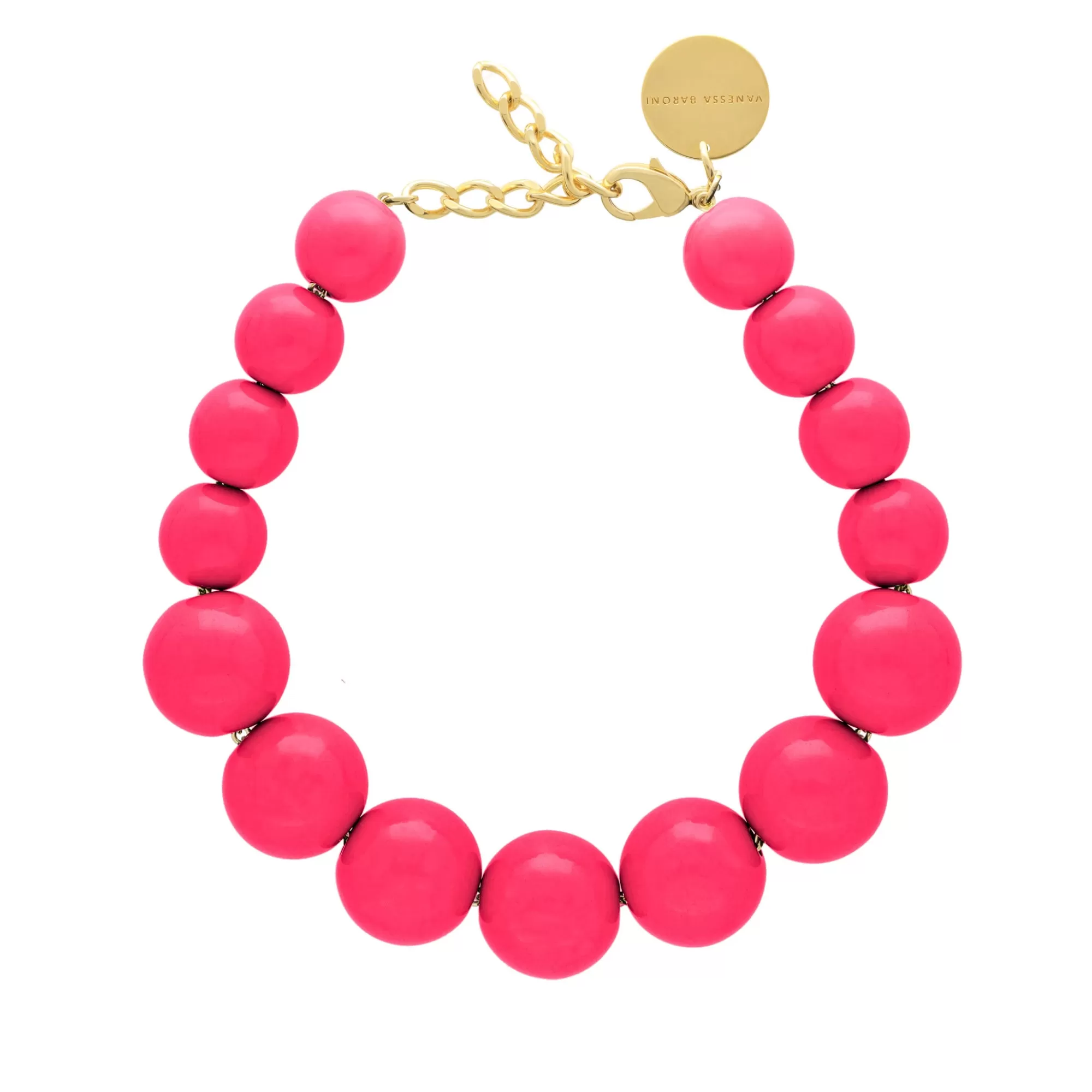 Flash Sale Vanessa Baroni Beads Necklace Pink