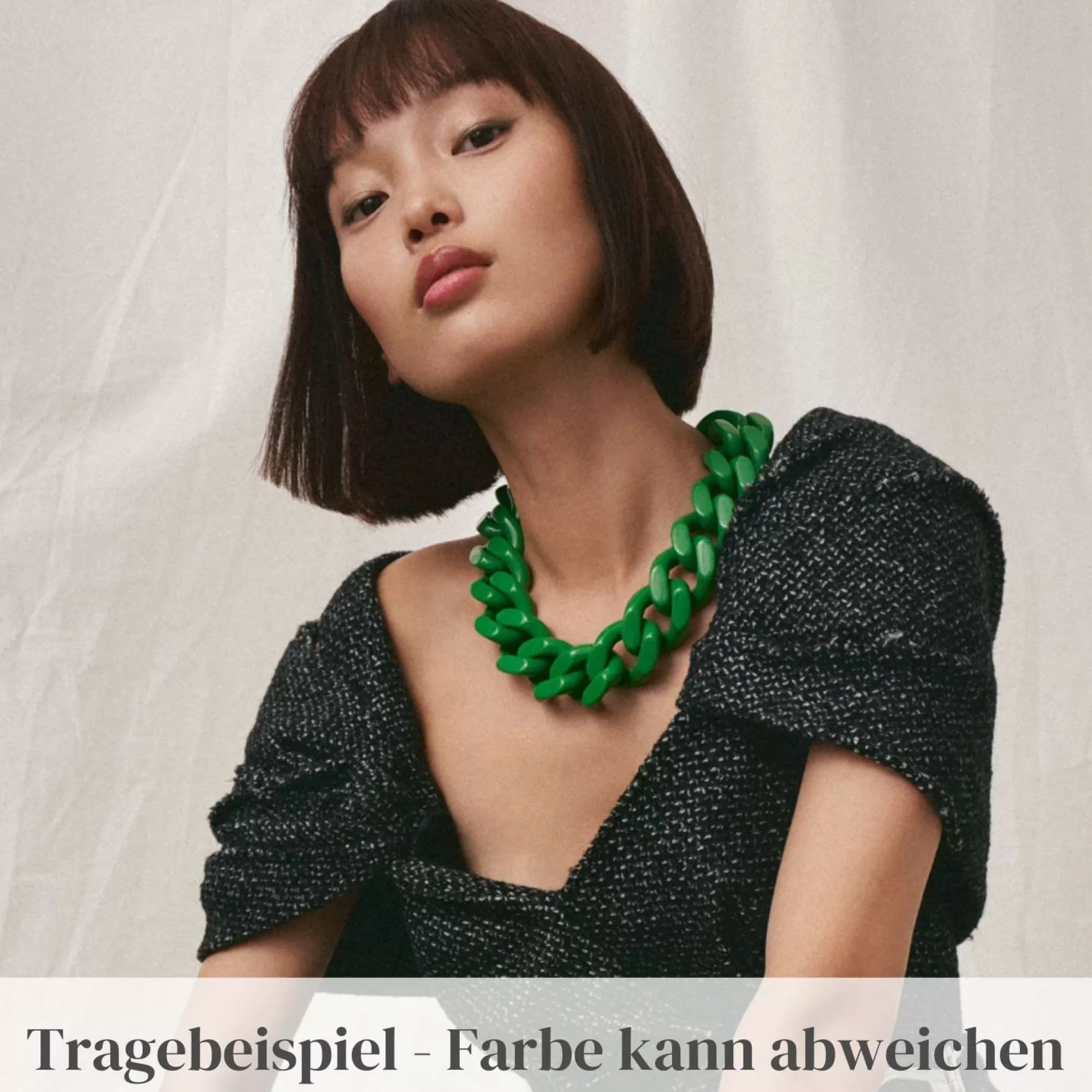 Cheap Vanessa Baroni Big Flat Chain Necklace Gold Vintage