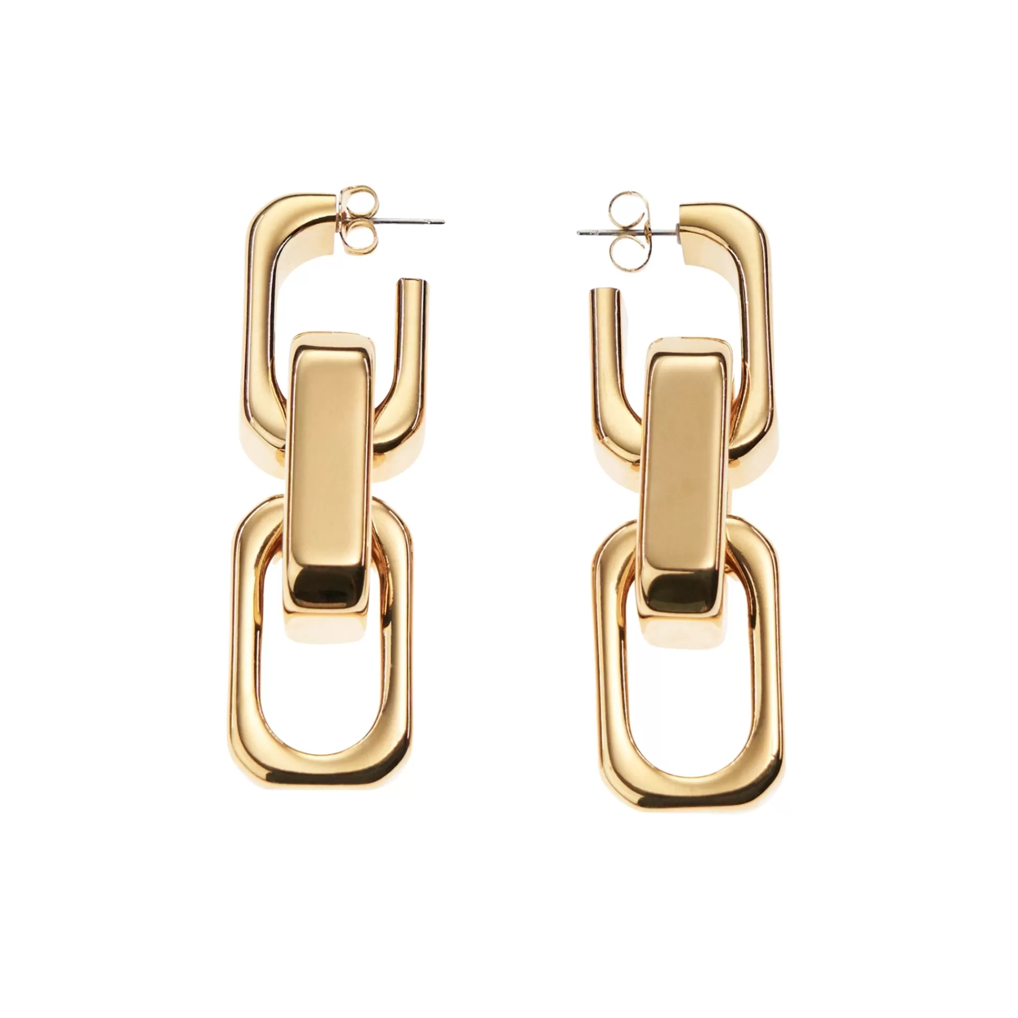 Cheap Vanessa Baroni Big Tank Earring Gold