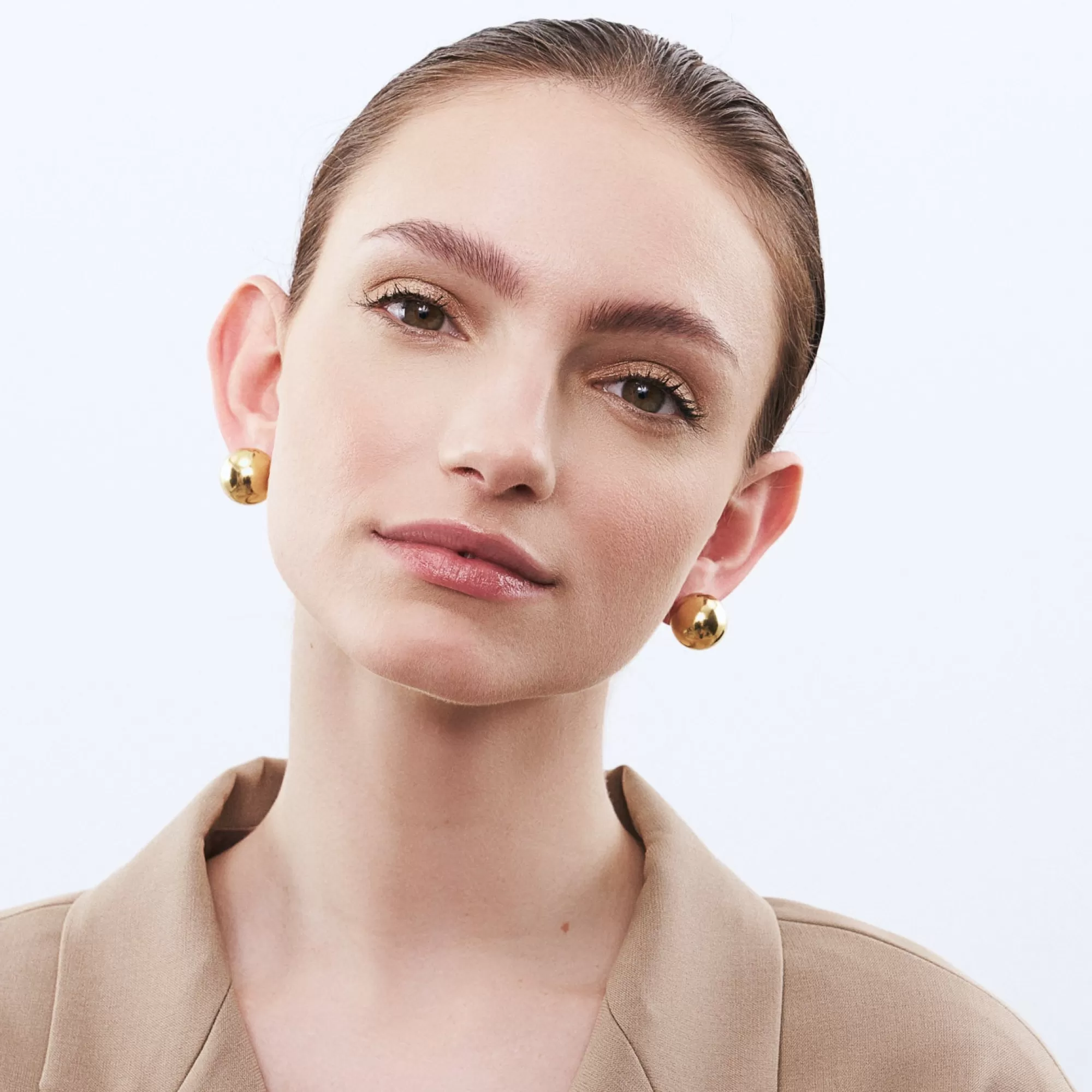 Online Vanessa Baroni Dot Earring Gold