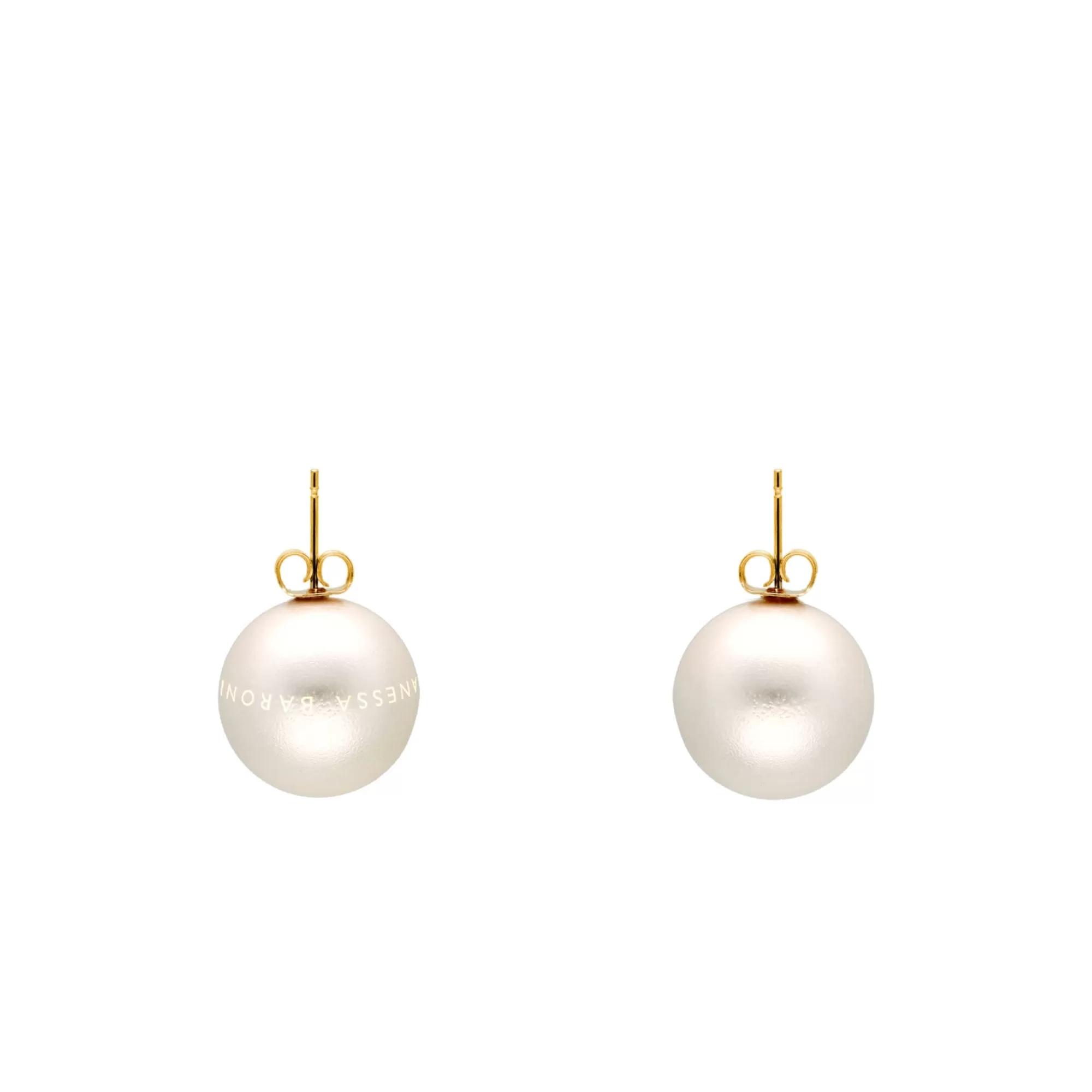 Best Vanessa Baroni Dot Earring Pearl