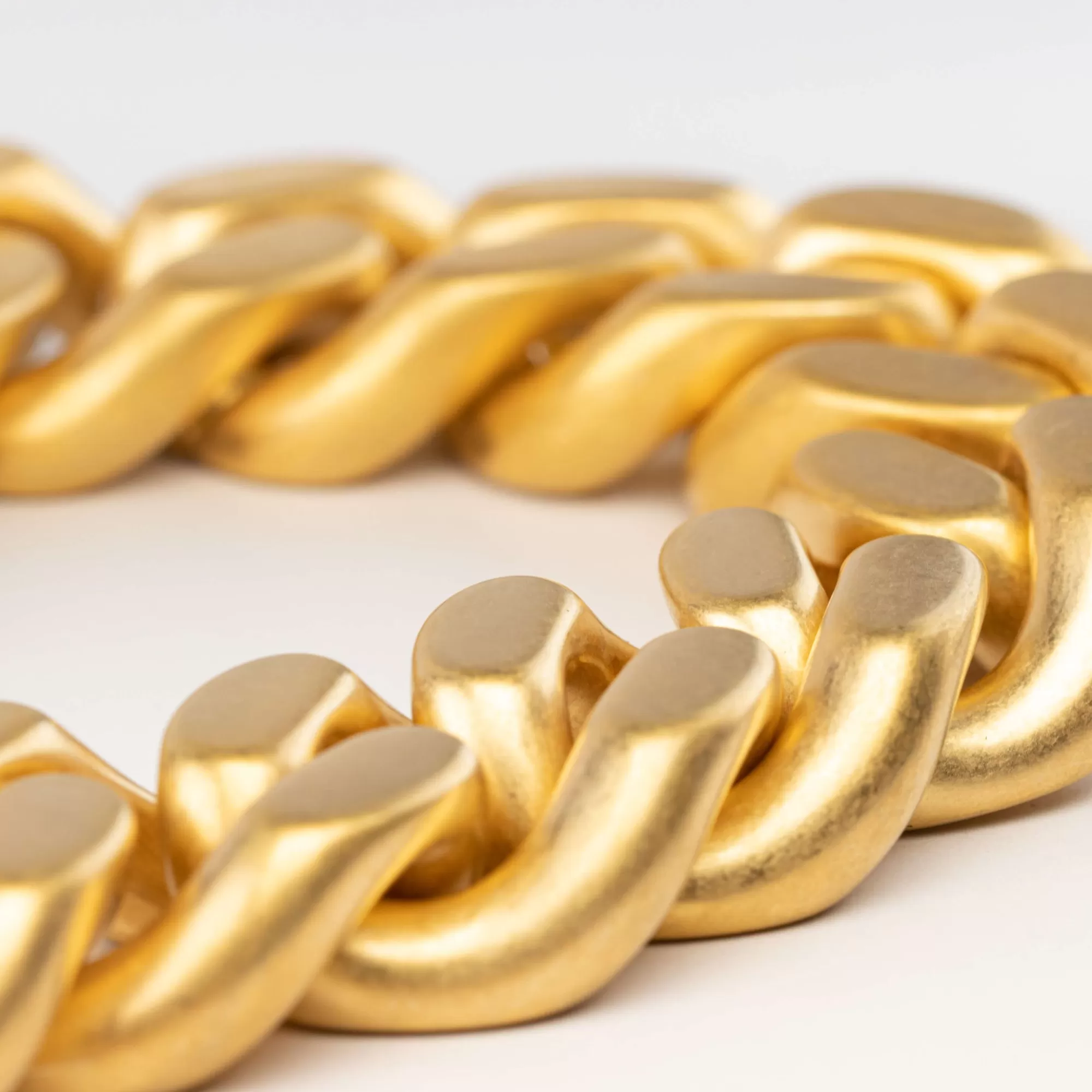 Online Vanessa Baroni Flat Chain Necklace Gold Vintage