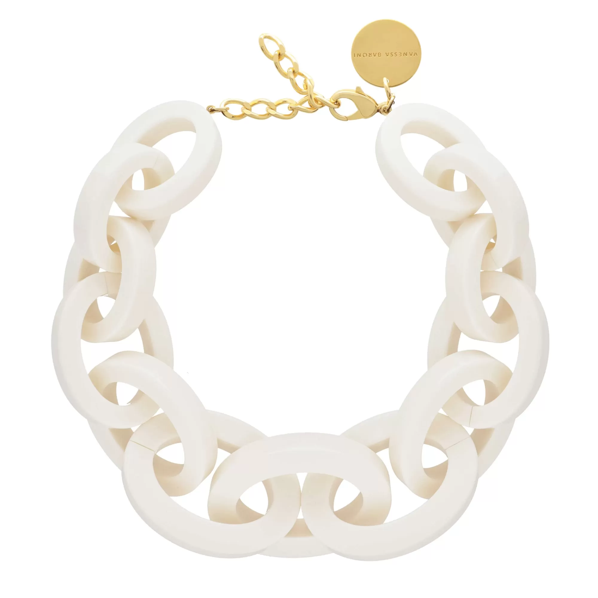 Outlet Vanessa Baroni Giant Necklace Off White