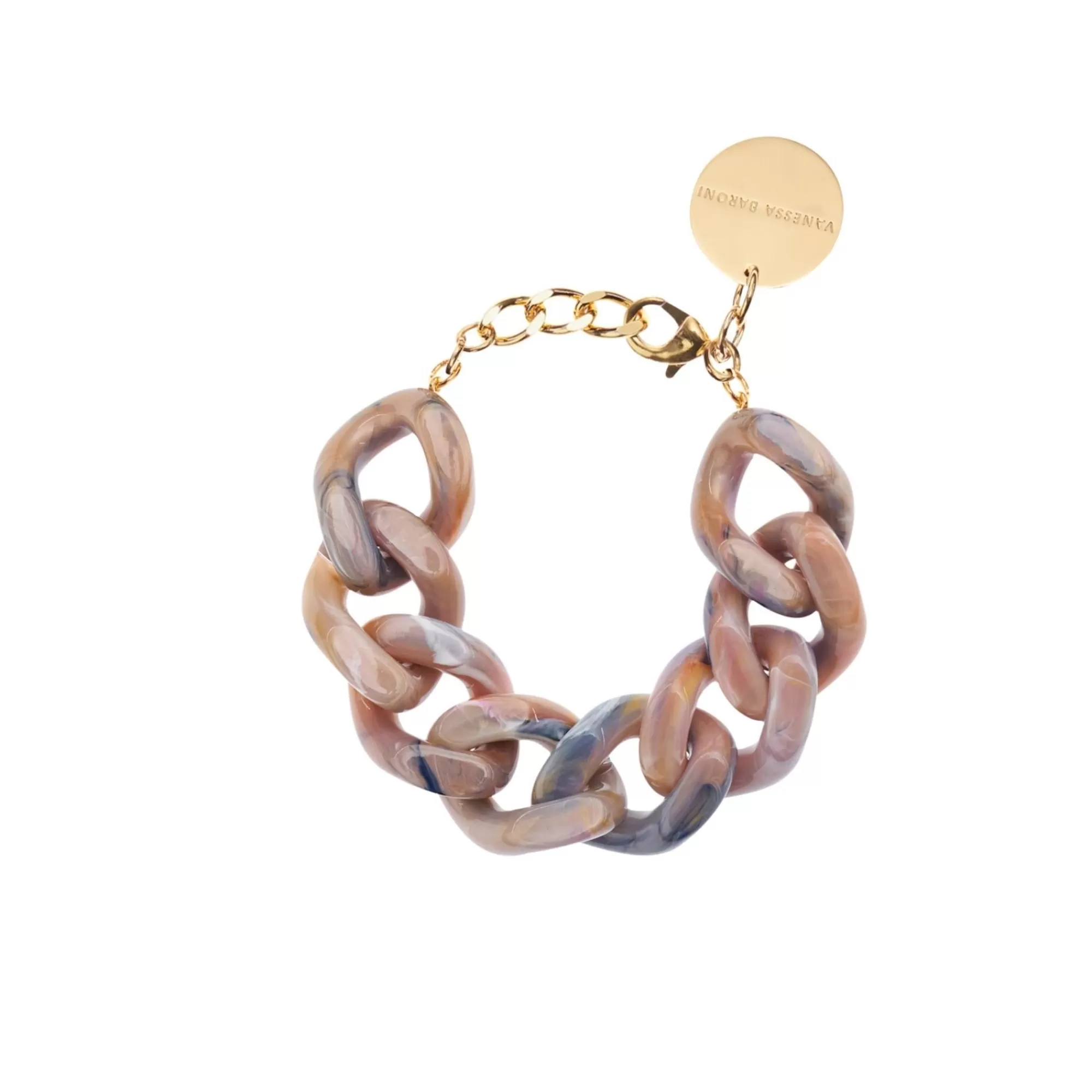 Shop Vanessa Baroni Great Bracelet Denim Rainbow