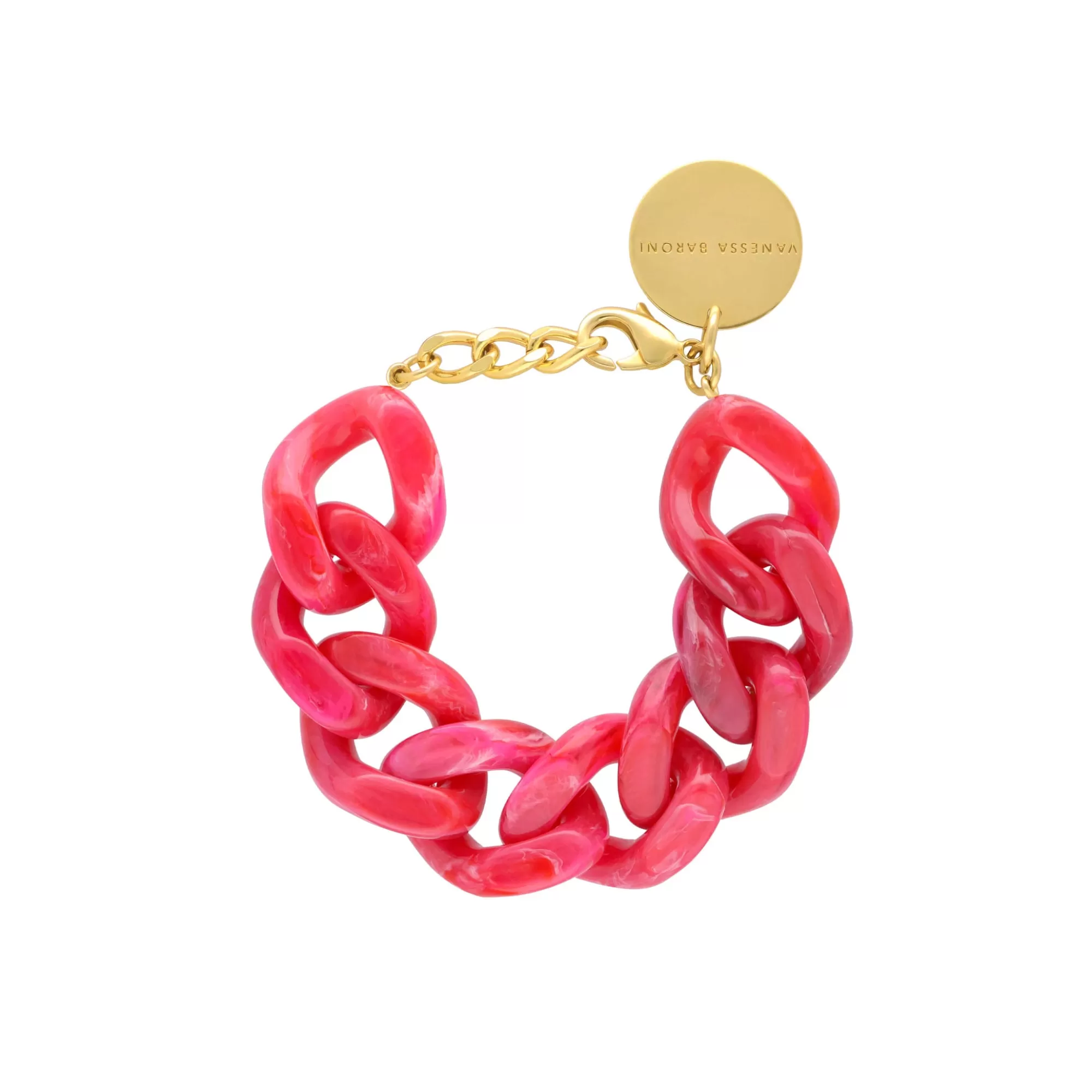 Shop Vanessa Baroni Great Bracelet Pink Marble