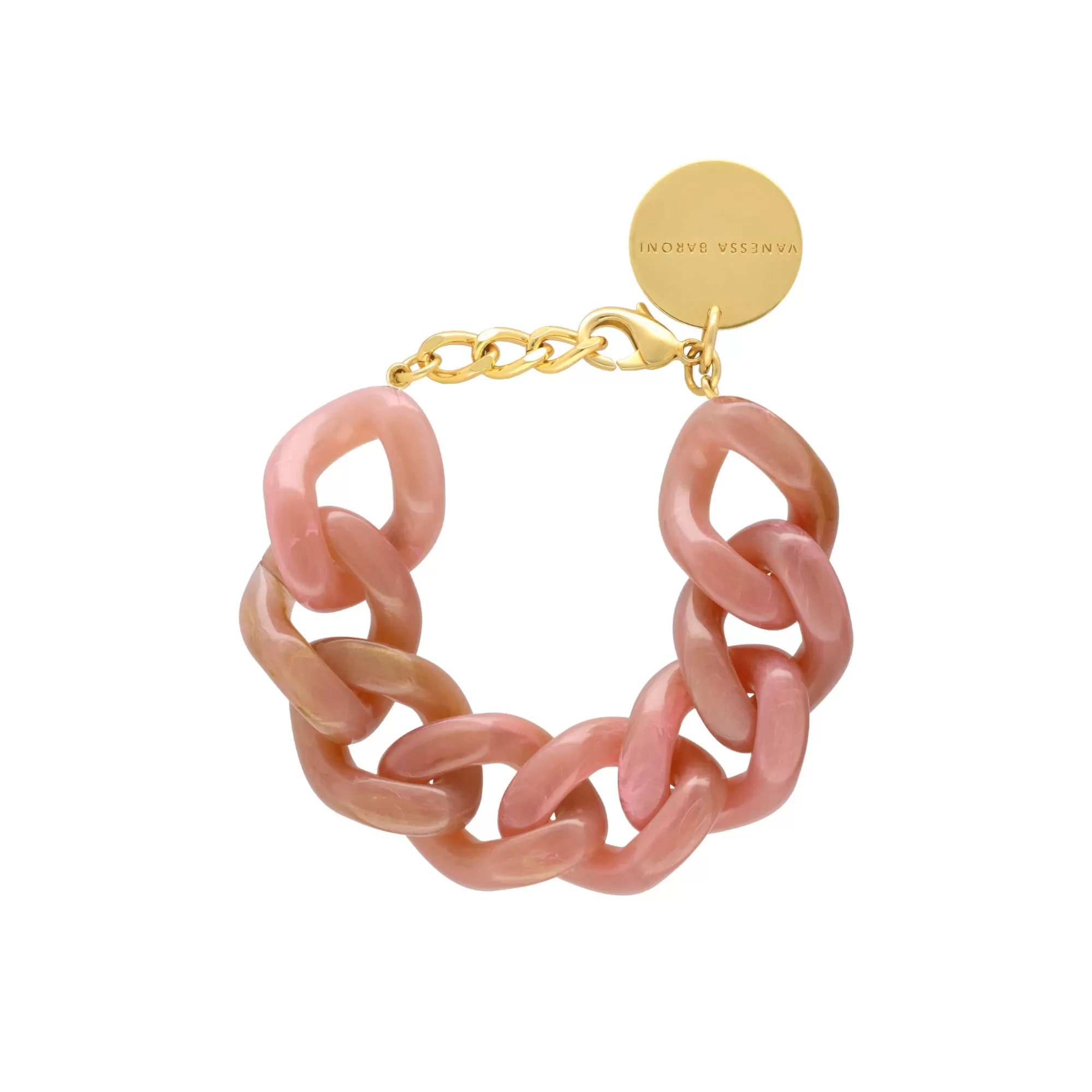 New Vanessa Baroni Great Bracelet Rose Marble