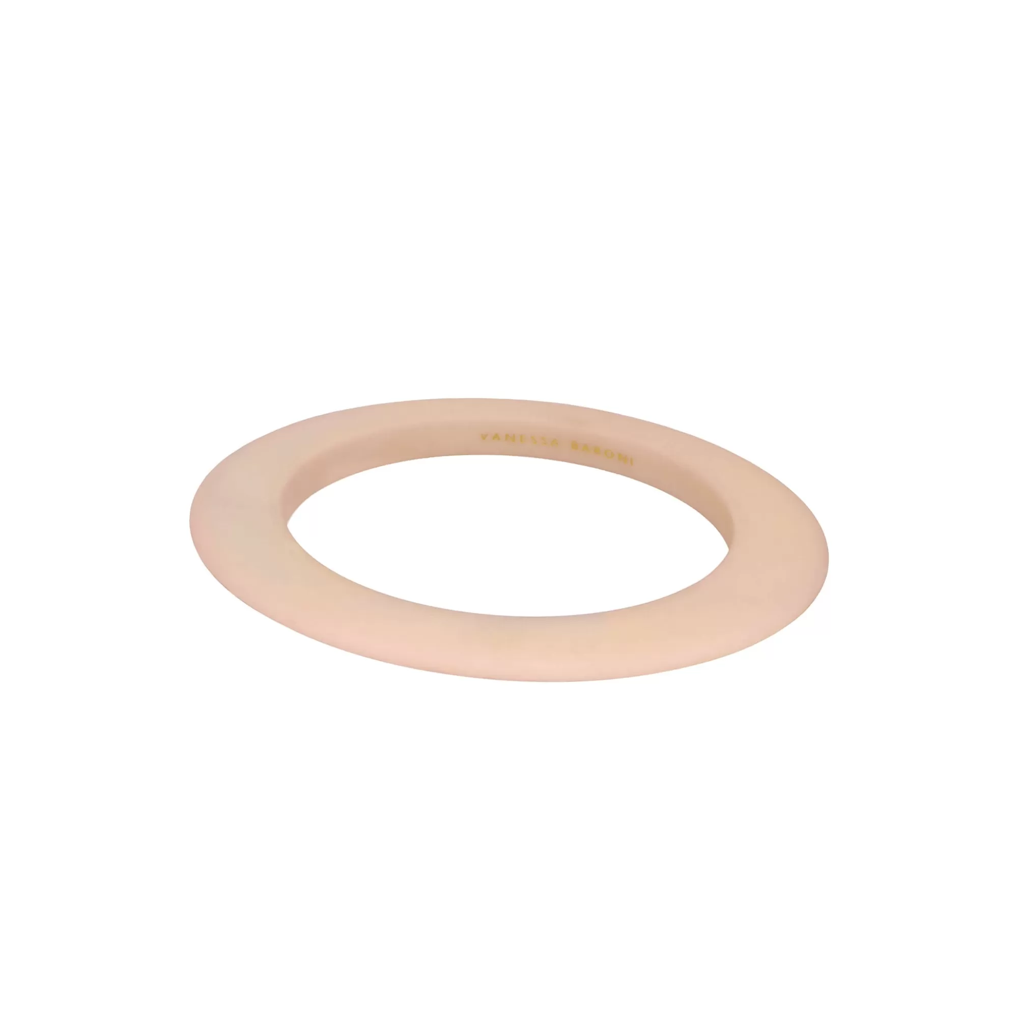 Outlet Vanessa Baroni Oval Bangle Matt Baby Rose