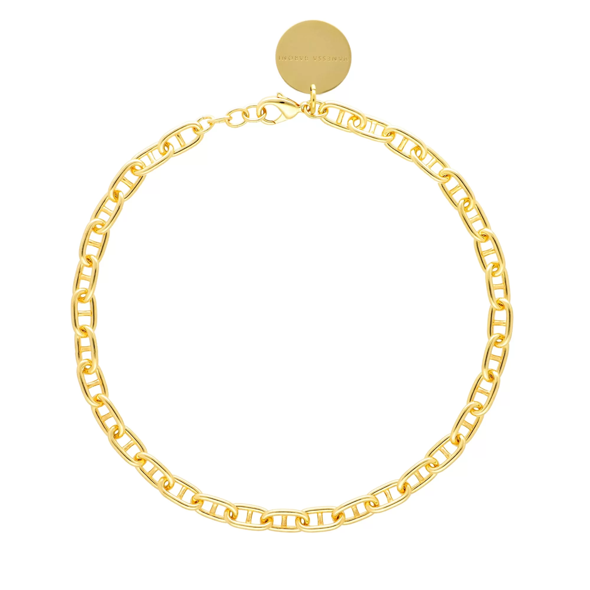 Clearance Vanessa Baroni Polo Gold Necklace