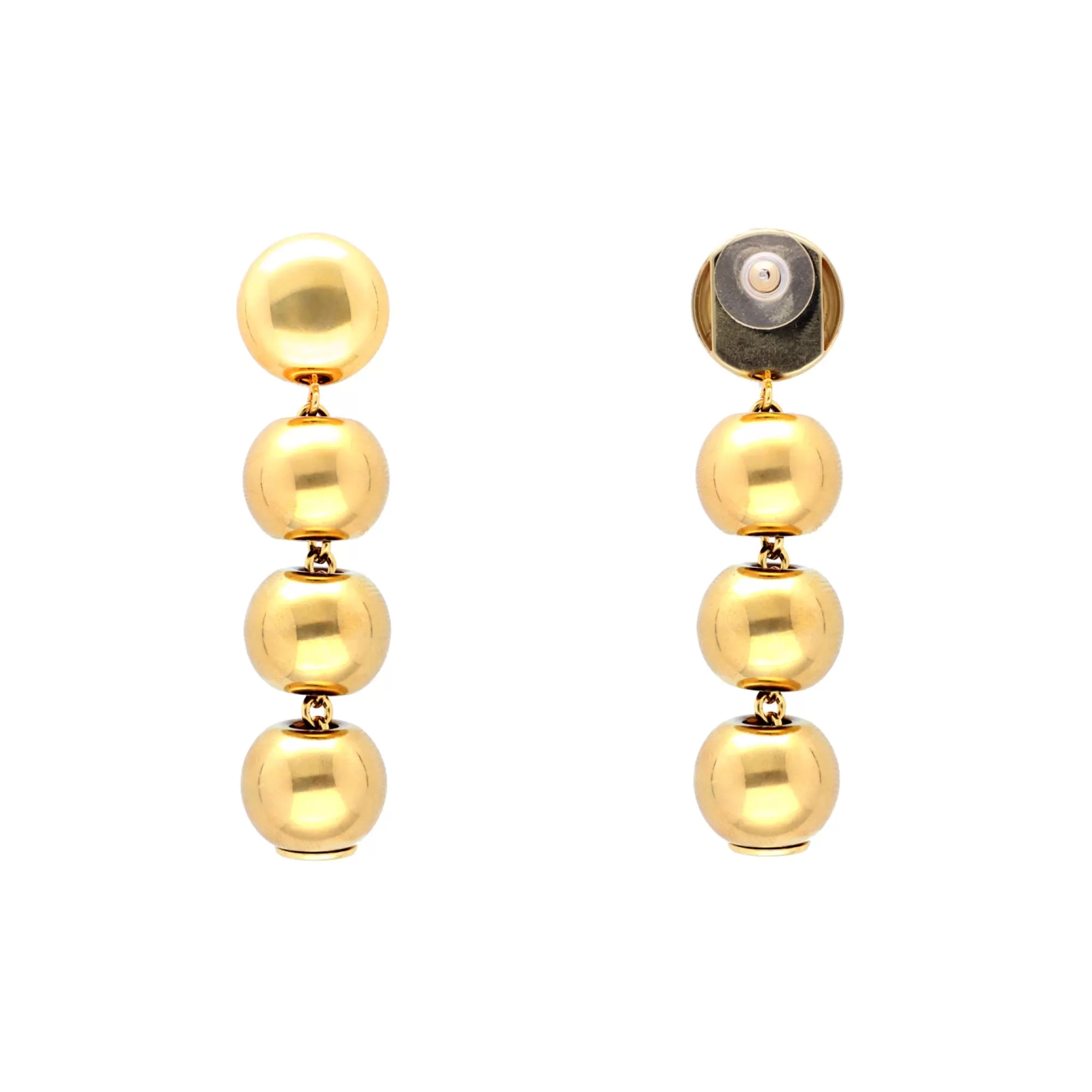 Hot Vanessa Baroni Small Beads Earring Gold