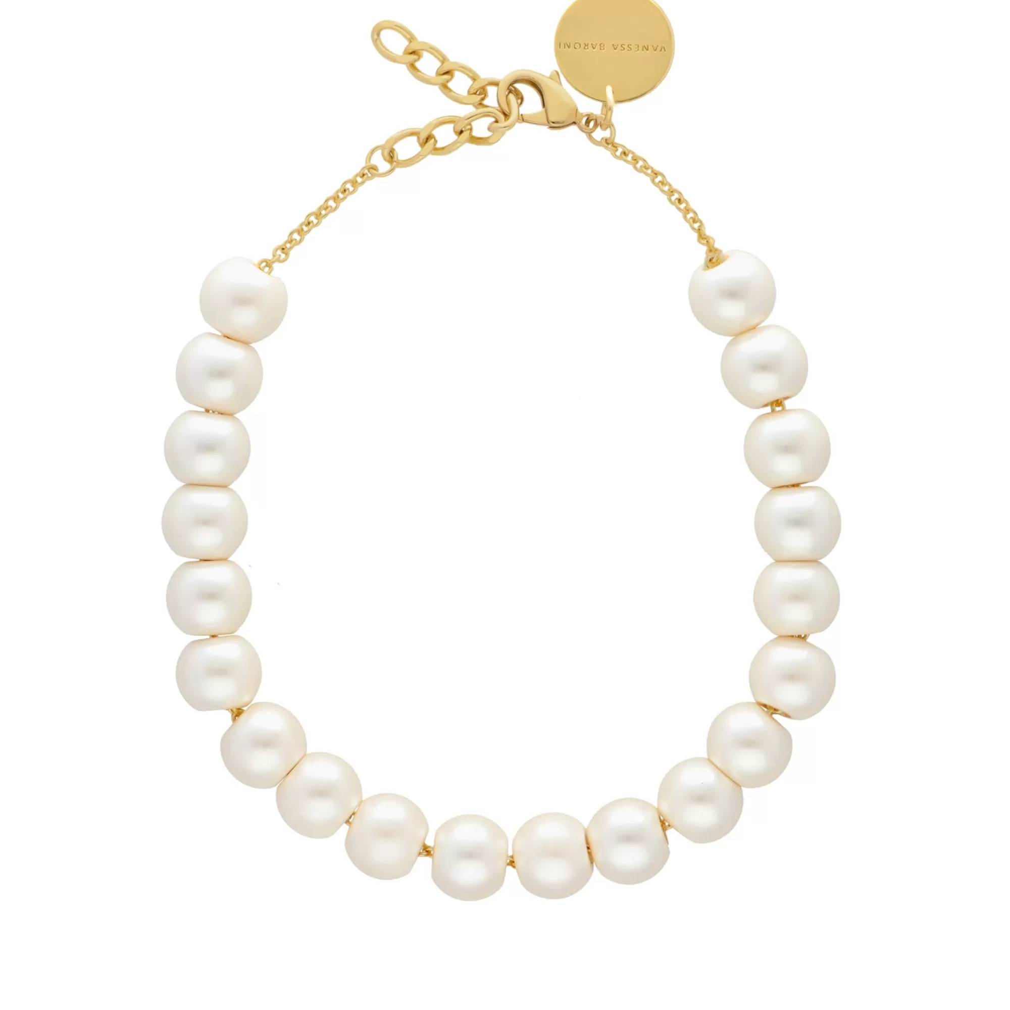 Clearance Vanessa Baroni Small Beads Necklace Short Pearl