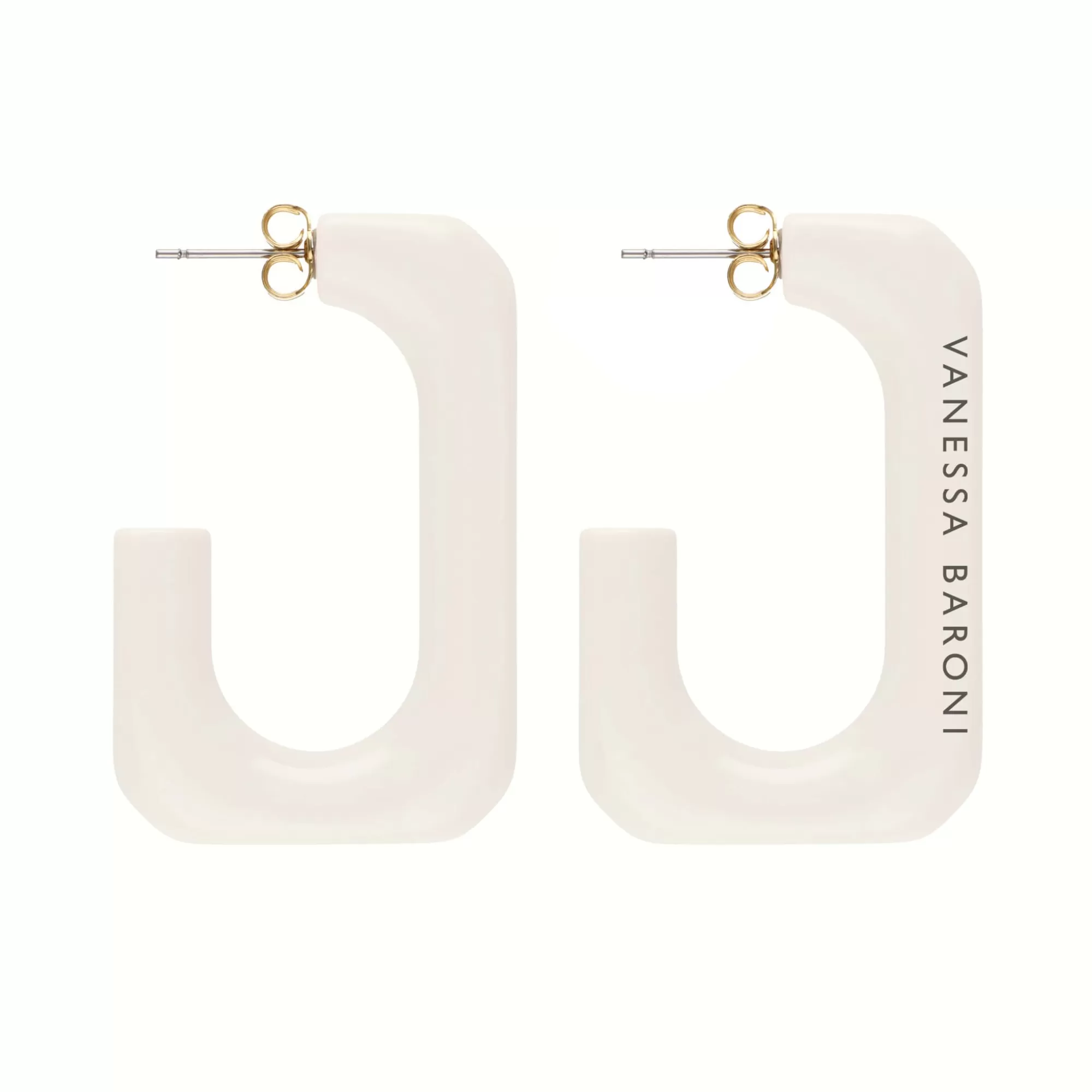 Hot Vanessa Baroni Squared Single Earring Large Off-White