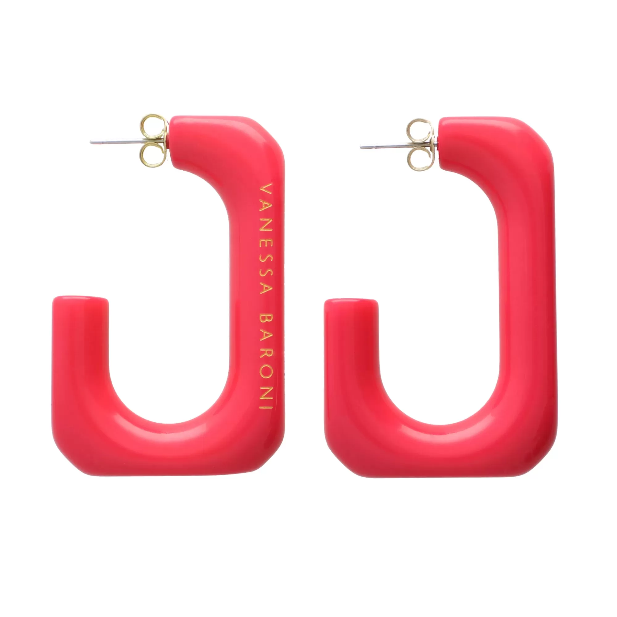 Outlet Vanessa Baroni Squared Single Earring Large Pink