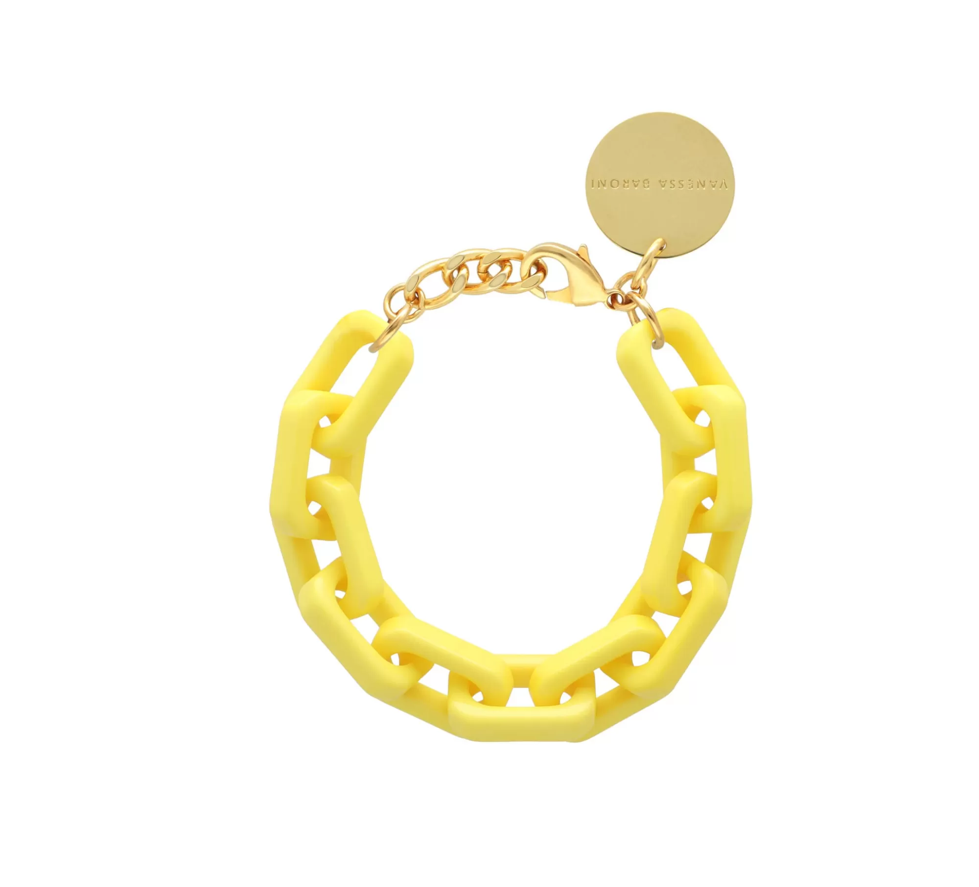 Shop Vanessa Baroni Tank Bracelet Yellow