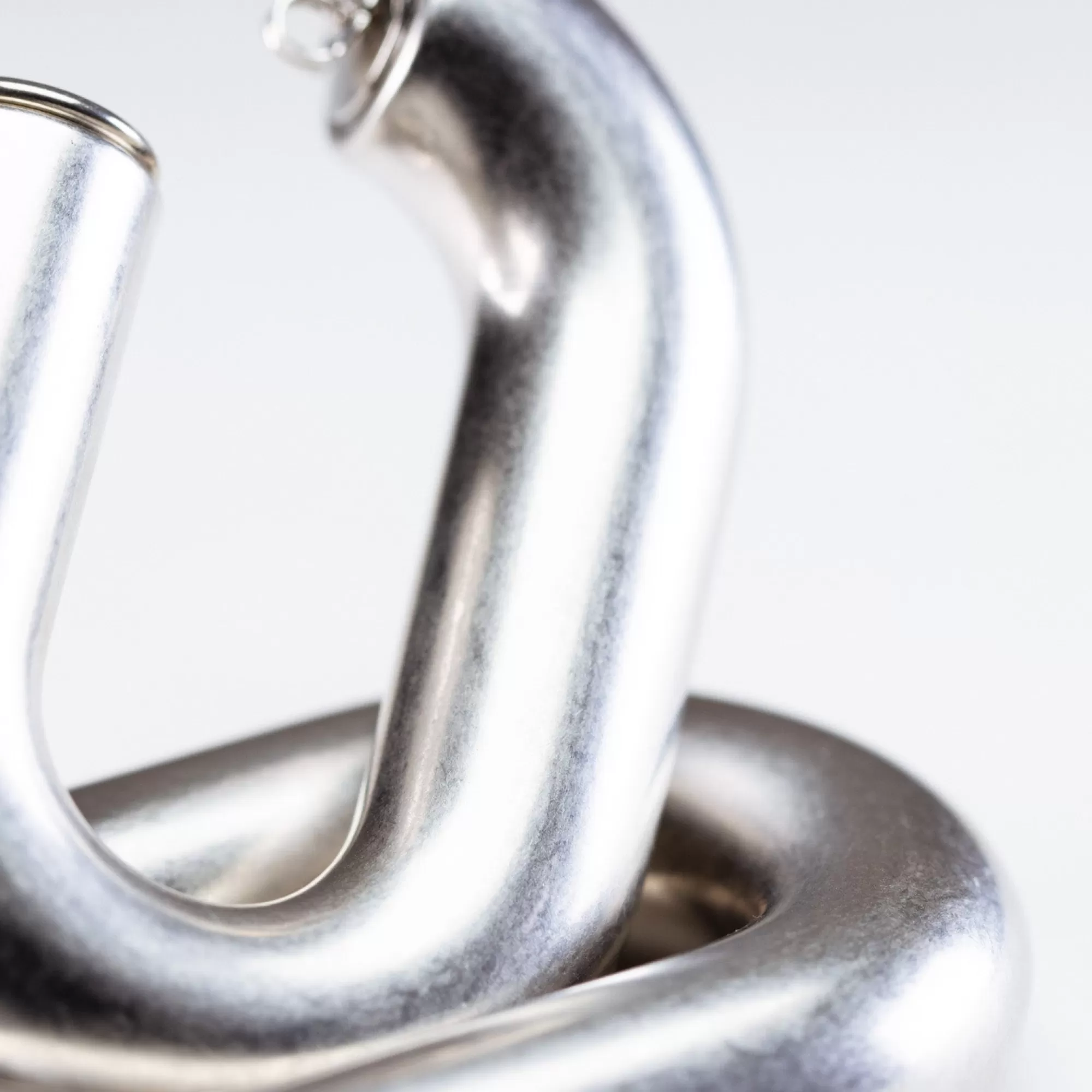 Hot Vanessa Baroni Tube Earring Silver Vintage