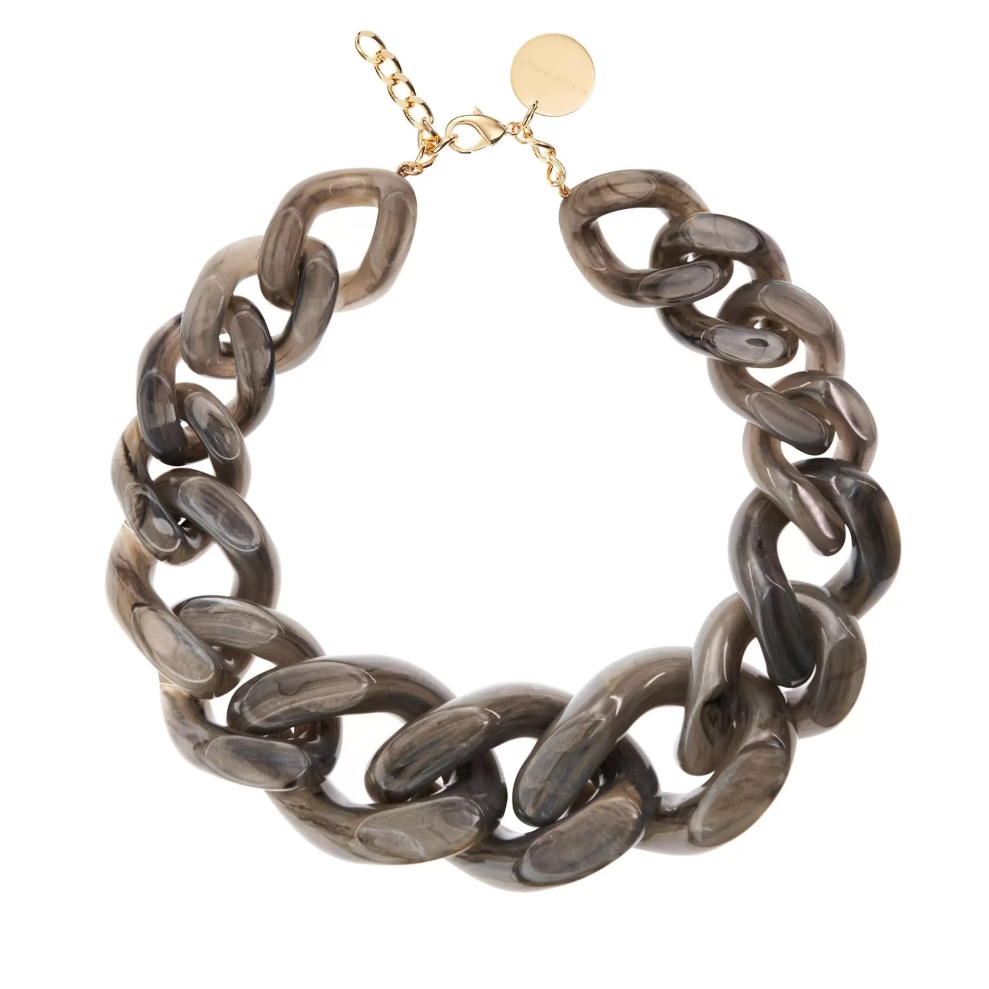 Store Vanessa Baroni Xl Great Necklace Grey Marble